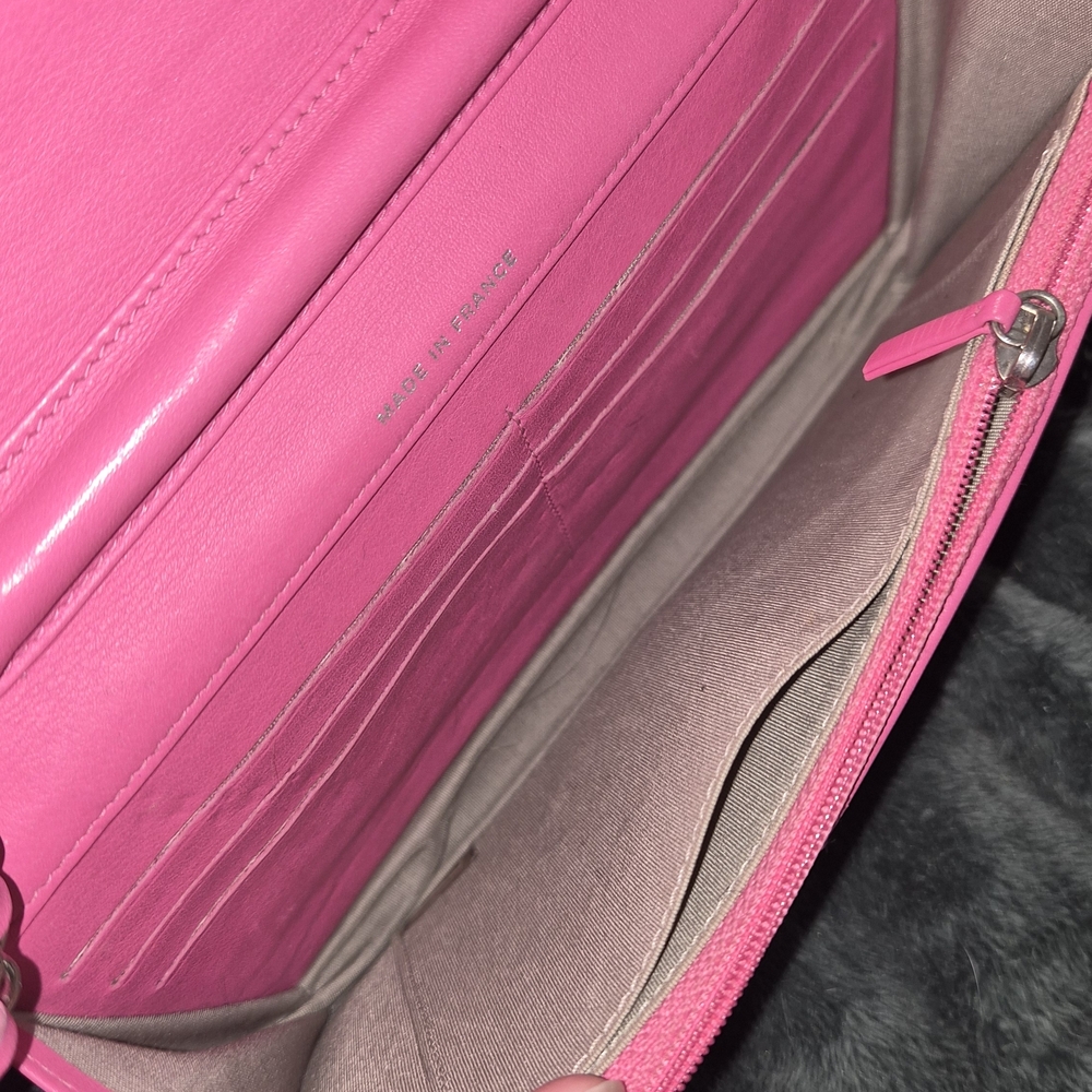 Chanel Patent Pink Wallet On Chain - Picture 10 of 14